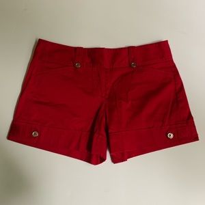 Red White House Black Market Shorts